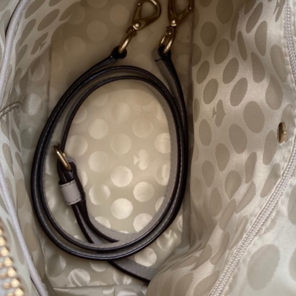 Kate Spade domed satchel in soft taupe! - Picture 4 of 4